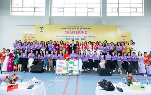 Cùng nhau tỏa sáng: Chào đón học sinh đầu cấp 1, 6, 10